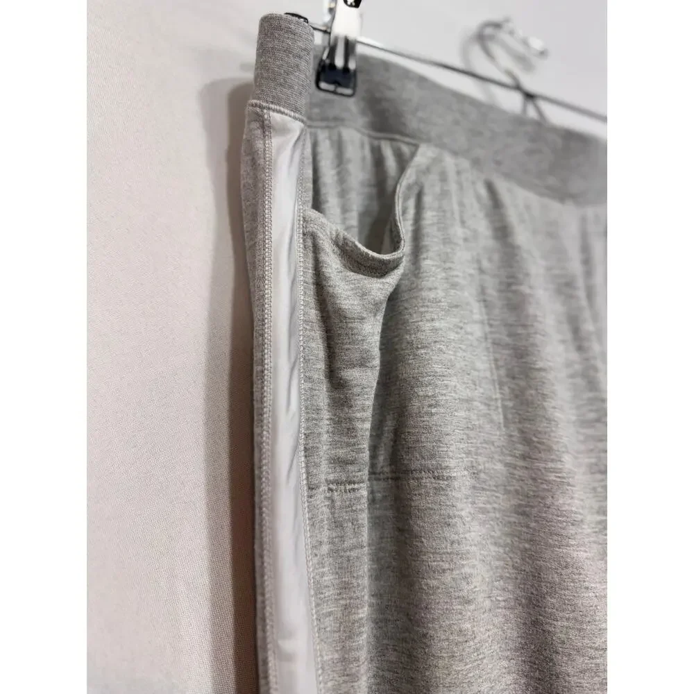 Chico's Zenergy lounge set gray soft luxe open front jacket & pants Sz 1 US M